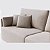 Sofá Living com Chaise Barcelona 3,55m em Linho Aston Cinza Amarronzado - Home Mobily - Imagem 3
