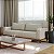 Sofá Living Singapura 2,20m em Chenille Bege - Home Mobily - Imagem 2