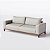 Sofá Living Singapura 2,20m em Chenille Bege - Home Mobily - Imagem 1