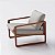 Poltrona Dallas em Chenille Bege - Home Mobily - Imagem 6
