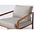 Poltrona Dallas em Chenille Bege - Home Mobily - Imagem 3