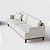 Sofá Living Doha 1,78m em Couro Off White - Home Mobily - Imagem 8