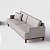 Sofá Living Doha 2,28m em Couro Bege - Home Mobily - Imagem 8