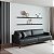 Sofá Living Doha 2,48m em Couro Preto - Home Mobily - Imagem 2