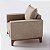 Poltrona Singapura em Chenille Bege - Home Mobily - Imagem 3