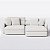 Sofá Denver Retrátil e Reclinável 2,74m em Veludo Atenas Off White - Home Mobily - Imagem 6
