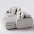 Sofá Denver Retrátil e Reclinável 2,54m em Veludo Atenas Off White - Home Mobily - Imagem 8