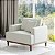 Poltrona Doha em Couro Off White - Imagem 2