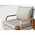 Poltrona Decorativa Bela em Chenille Bege - Home Mobily - Imagem 3