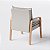 Poltrona Decorativa Bela em Chenille Bege - Home Mobily - Imagem 5