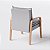 Poltrona Decorativa Bela em Chenille Paz Cinza Claro - Home Mobily - Imagem 5