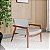 Poltrona Decorativa Atenas Para Sala em Chenille Paz Cinza Claro - Home Mobily - Imagem 2