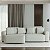 Sofá Montevidéu Retrátil e Reclinável Modular 2,30m em Bouclé Saturno Cinza Claro - Home Mobily - Imagem 2