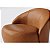 Poltrona Giratória Mônaco Corino Marrom - Imagem 6