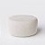 Puff Decorativo Monaco 80cm em Linho Mar Off White - Home Mobily - Imagem 1