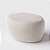Puff Decorativo Monaco 80cm em Linho Mar Off White - Home Mobily - Imagem 3