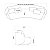 Sofá Living Mônaco 3,00m em Linho Off white - Home Mobily - Imagem 4