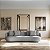 Sofá Living Mônaco 2,80m em Linho Off white - Home Mobily - Imagem 2