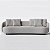 Sofá Living Mônaco 2,80m em Linho Off white - Home Mobily - Imagem 5