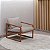 Poltrona Dallas em Couro Bege - Home Mobily - Imagem 2