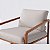 Poltrona Dallas em Couro Bege - Home Mobily - Imagem 3