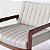 Poltrona Decorativa Atenas em Couro Off white - Home Mobily - Imagem 3