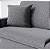 Sofá Cama Bélgica Retrátil e Reclinável 2,50m em Chenille Refúgio Cinza Médio - Home Mobily - Imagem 4