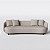 Sofá Living Mônaco 1,80m em Chenille Elementar Castor - Home Mobily - Imagem 5