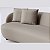 Sofá Living Mônaco 2,80m em Chenille Elementar Castor - Home Mobily - Imagem 3