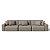Sofá Retrátil e Reclinável Estocolmo 3,86m em Suede Real Castor - Home Mobily - Imagem 1