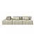 Sofá Modulado Ilha Santorini 3,00m em Linho Neve Off White - Home Mobily - Imagem 2