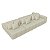 Sofá Modulado Ilha Santorini 3,60m em Linho Neve Off White - Home Mobily - Imagem 9
