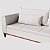 Sofá Living Lisboa 2,50m em Linho Off White Areia - Imagem 3