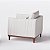 Poltrona Decorativa Lisboa em Linho Algodão Lapidado - Home Mobily - Imagem 6