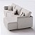 Sofá Living com Chaise Barcelona 2,95m em Linho Algodão Lapidado - Home Mobily - Imagem 6