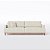 Sofá Doha com Chaise e Sommier de 2,70m em Linho Bege Claro - Home Mobily* - Imagem 1