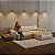 Sofá Ibiza Sem Caixa com Super Chaise 2,04m em Linho Off White Areia e Corino Marrom - Home Mobily - Imagem 8