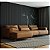 Sofá Living Fixo Houston com Chaise 3,17m em Couro Nozes - Imagem 2