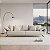 Sofá Living Modulado San Marino 2,76m em Linho Off White Creme - Imagem 10