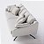 Sofá Living Fixo San Marino 2,56m em Linho Off White Creme - Imagem 5