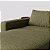 Sofá Cama Ibiza Sem Caixa com Super Chaise 2,84m em Linho Verde e Corino Marrom - Imagem 3