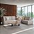 Sofá Living Modulado Mosaico 2,74m x 2,17m em Linho Off White Areia - Imagem 2