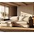 Sofá Cama Berlim Sem Caixa 2,40m em Linho Off White Natural e Corino Cinza - Imagem 14