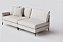 Sofá Living Modulado Monte Carlo 2,48m em Linho Bege Mesclado - Home Mobily* - Imagem 1