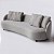 Sofá Living Mônaco 2,00m em Bouclé Cod 426 - Home Mobily* - Imagem 1