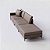 Sofá Living Monte Carlo Suede Veludo Cinza Chumbo* - Imagem 8