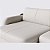 Sofá Cama New Denver Sem Caixa 2,80m em Couro Off White e Couro Brown - Imagem 2