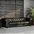 Sofá Living Fixo Chesterfield 2,40m em Couro Musgo - Imagem 9