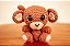 Macaquinho amigurumi - Imagem 1