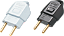 plug de tomada 10A 2p FLP - Imagem 1